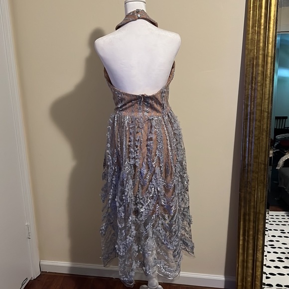 Dress the Population Lace Valerie Halter Wedding Guest Dress Size M - Picture 7 of 12